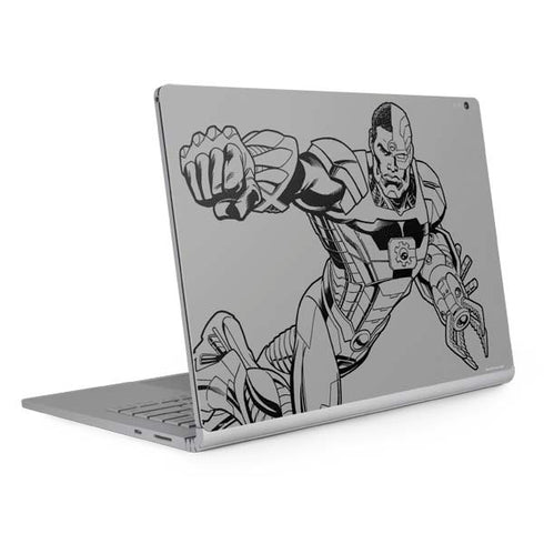 DC Comics Cyborg Comic Pop Surface Book 2 15in Skin